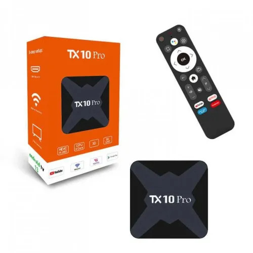 TX10 Pro Android TV Box – 8K UHD Streaming, Android OS & Voice Control Remote