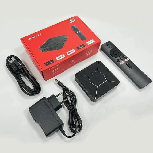 Q5 Android TV Box With Free Voice Control Remote