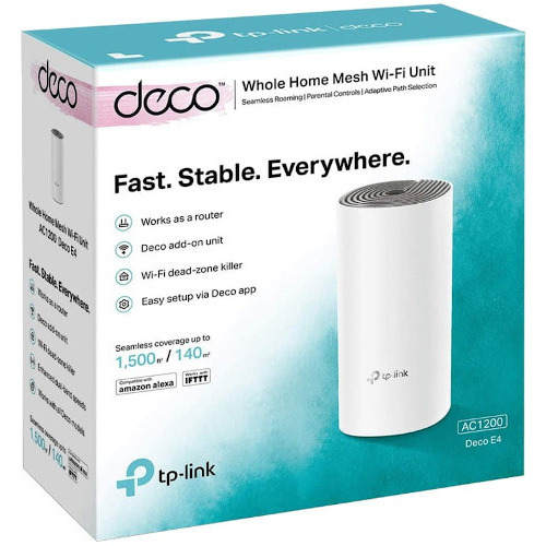 TP-Link Deco E4 AC1200 Dual-band Mesh Router (1 Pack)