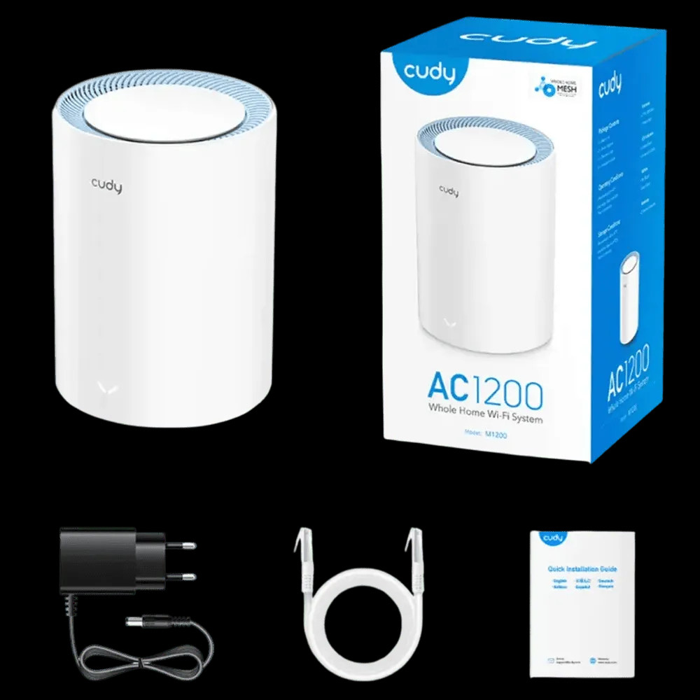 Cudy M1200 AC1200 Dual Band Mesh Router (1 Pack)