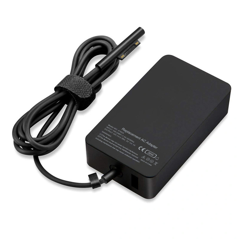 Microsoft Surface USB-C 61W Power Adapter – Fast Charger for Surface Laptop, Pro, Go