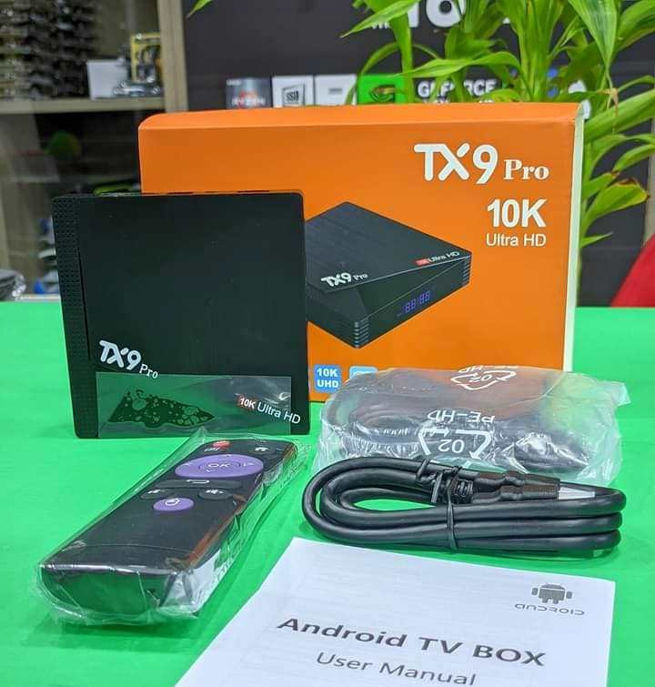 TX9 Pro Android TV Box – 10K Ultra HD, Android 12.1, 8GB RAM, 128GB ROM